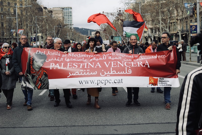 barcelona yürüyüş